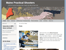 Tablet Screenshot of mainepracticalshooters.com